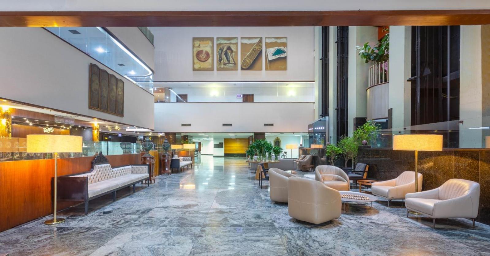Ouro Minas Hotel Belo Horizonte, Dolce By Wyndham Kültér fotó Lobby